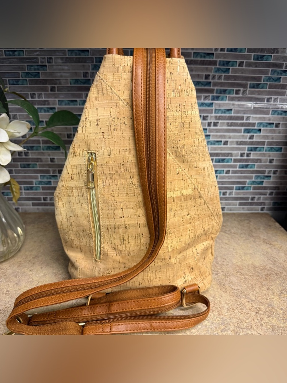 Portugal cork backpack and wallet - Picture 8 of 11